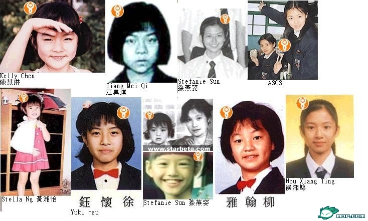 [贴图]部分明星儿时照片