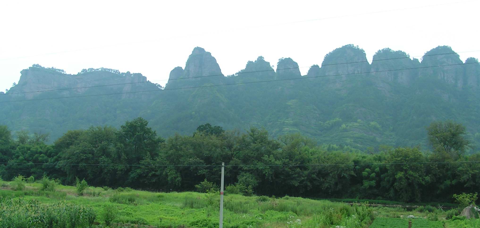 今天我前去新昌穿岩十九峄探路了.