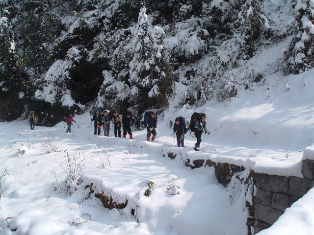 大雷山踏雪--(先睹为快)