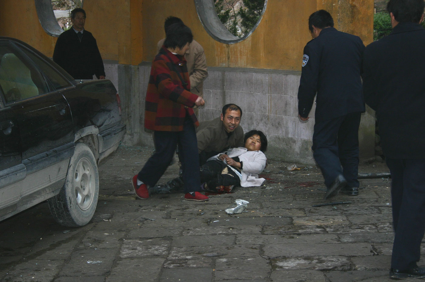 车祸惨案发生时