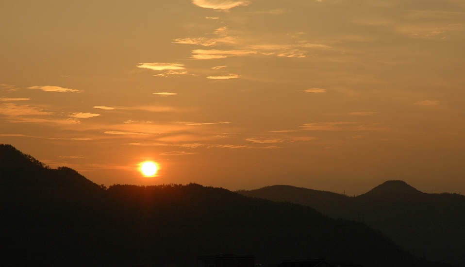 8月29日 再拍夕阳