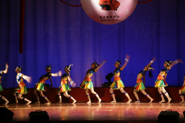 天台第十一届中小学文艺会演一些精彩表演