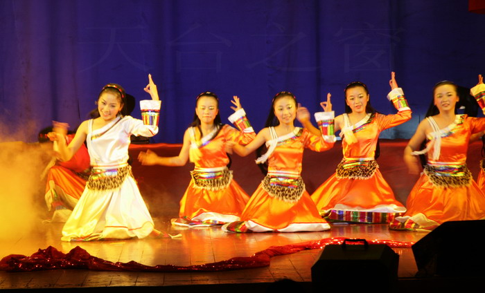 天台第十一届中小学文艺会演一些精彩表演