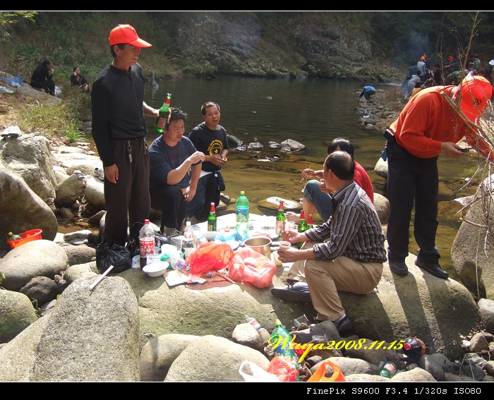 [天台驴友俱乐部]活动之____仙浴潭大型烧烤野餐活动