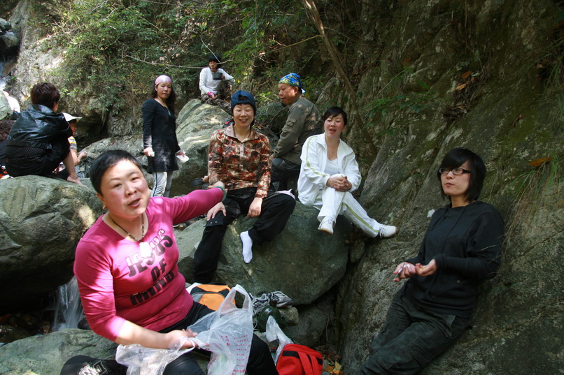 天台驴友俱乐部一周年重走九龙潭