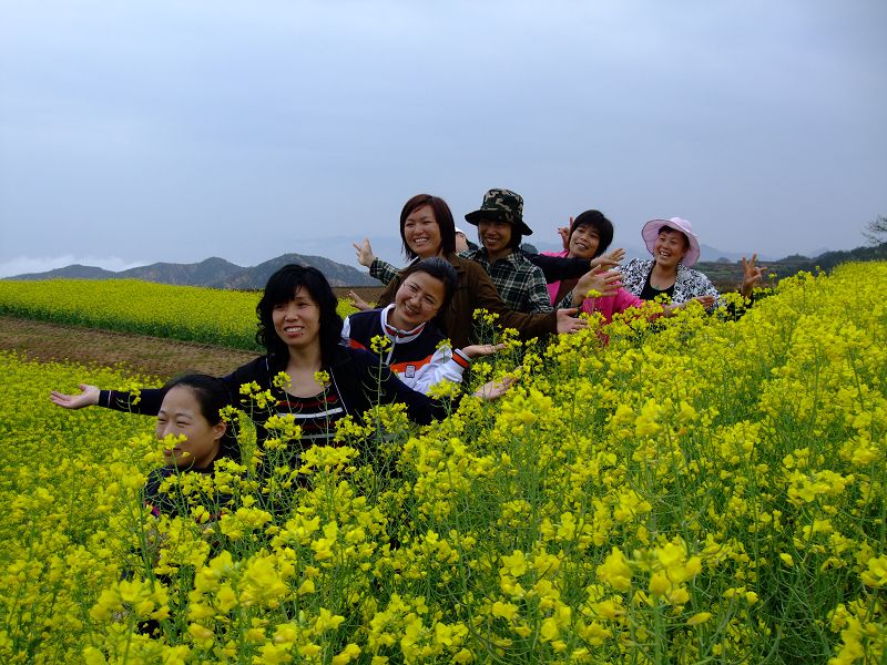 [天台驴友俱乐部]活动之-----走古道.赏油菜花.登莲花峰顶