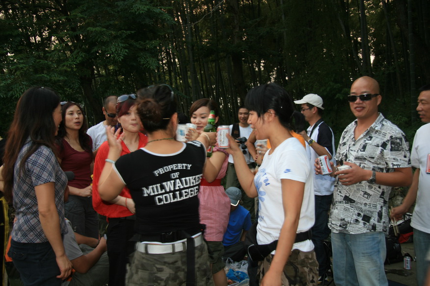 090613天台驴友俱乐部和乐清老狼户外俱乐部塔头寺联欢