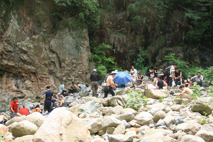 090613天台驴友俱乐部和乐清老狼户外俱乐部塔头寺联欢及螺溪钓艇徒步