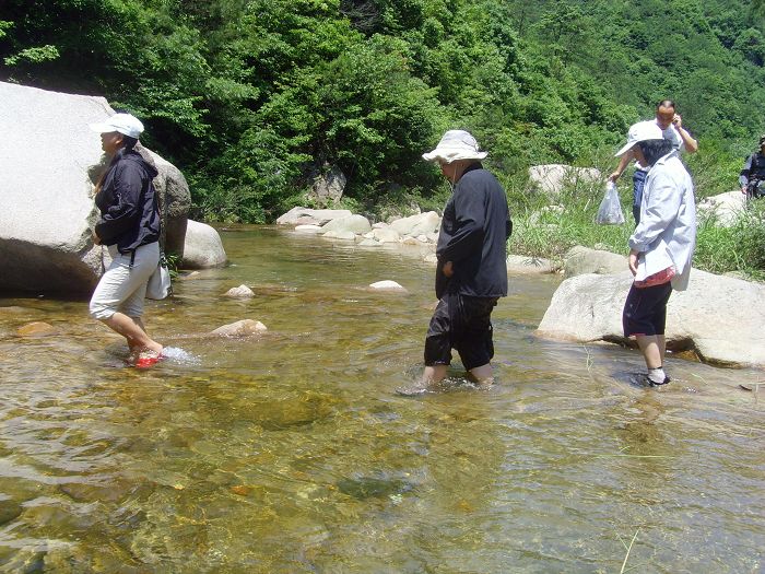 [天台驴友俱乐部]活动之____戏水石桥坑